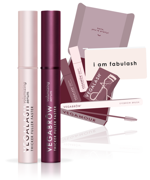 vegaLASH & vegaBROW Volumizing Serum + FREE Combo Gift Set!